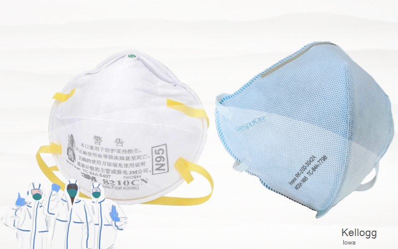 Kellogg Jasper Iowa IA N95 mask