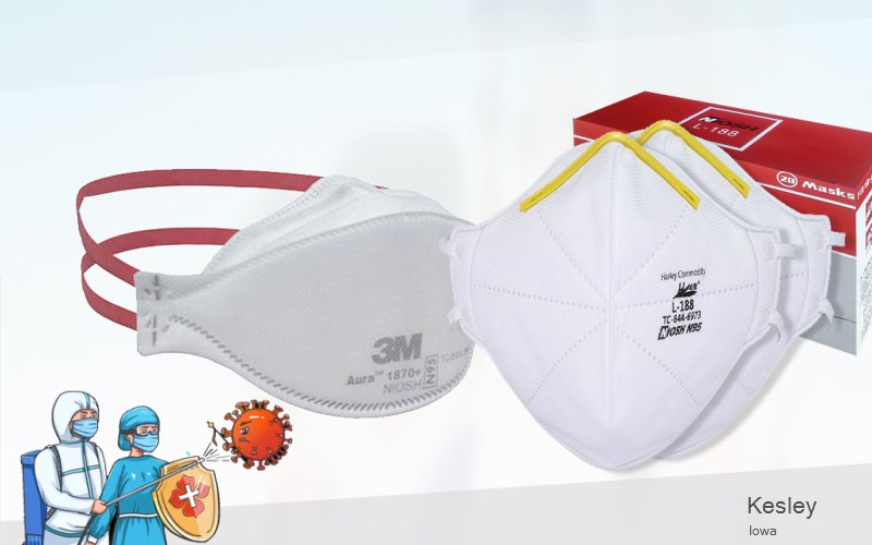 Kesley Butler Iowa IA N95 mask