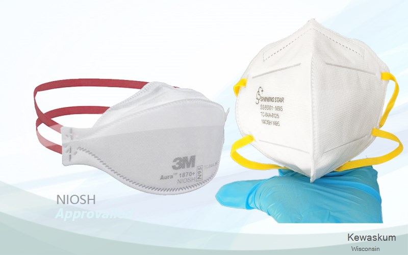 Kewaskum Washington Wisconsin WI N95 mask