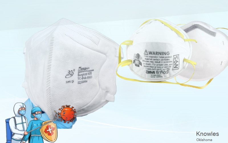 Knowles Beaver Oklahoma OK N95 mask