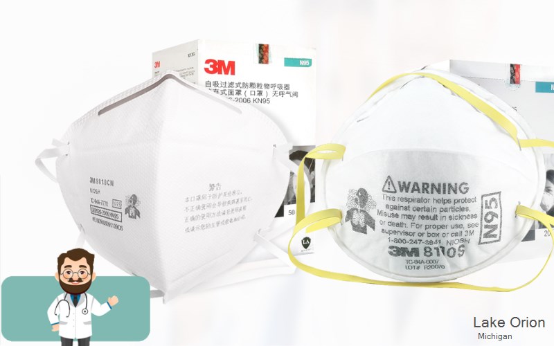 Lake Orion Oakland Michigan MI N95 mask