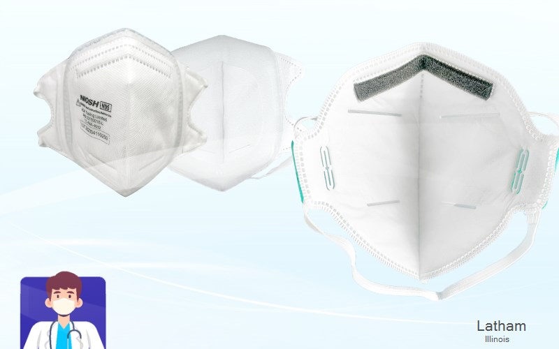 Latham Logan Illinois IL N95 mask