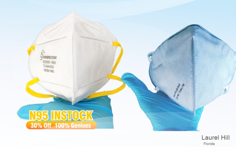 Laurel Hill Okaloosa Florida FL N95 mask