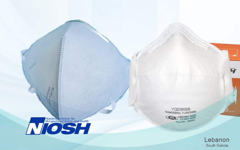 Lebanon Potter South Dakota SD N95 mask