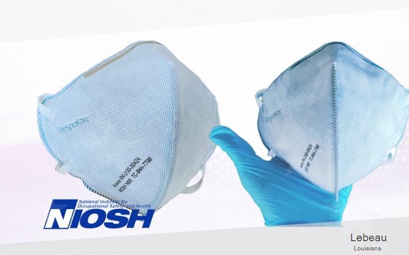 Lebeau Saint Landry Louisiana LA N95 mask