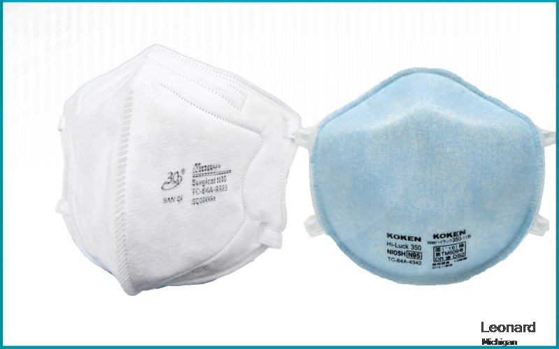 Leonard Oakland Michigan MI N95 mask