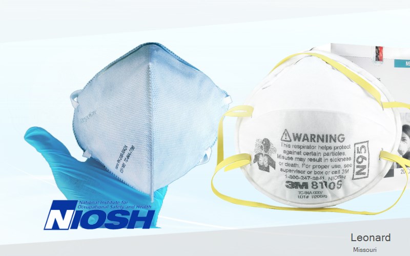 Leonard Shelby Missouri MO N95 mask