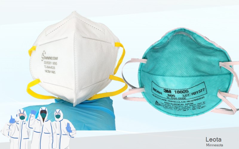 Leota Nobles Minnesota MN N95 mask