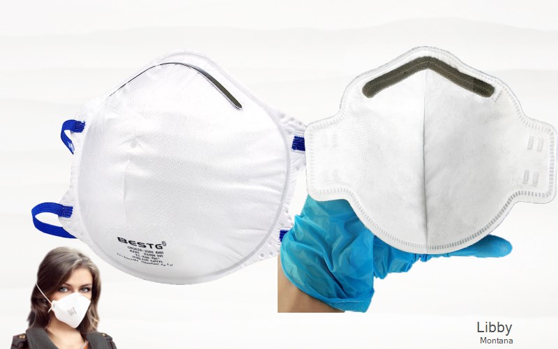 Libby Lincoln Montana MT N95 mask