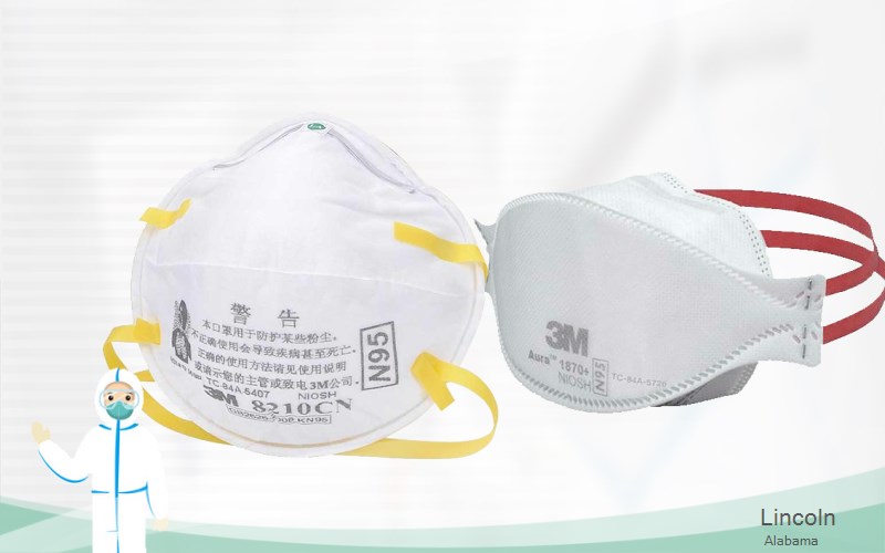 Lincoln Talladega Alabama AL N95 mask