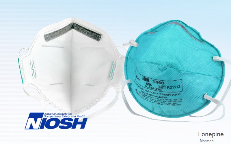 Lonepine Sanders Montana MT N95 mask