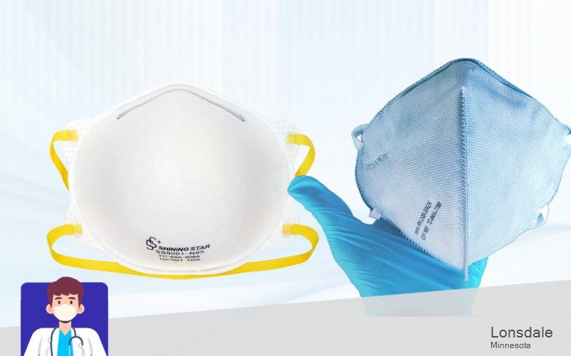 Lonsdale Rice Minnesota MN N95 mask