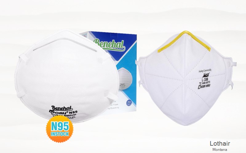 Lothair Liberty Montana MT N95 mask