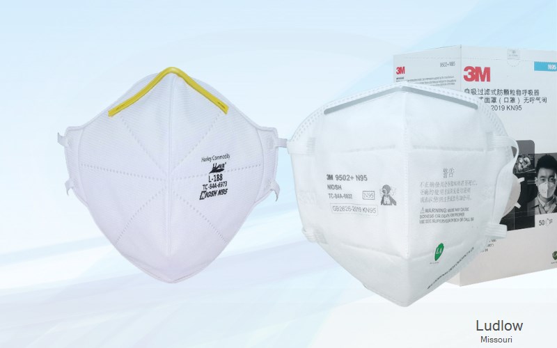 Ludlow Livingston Missouri MO N95 mask