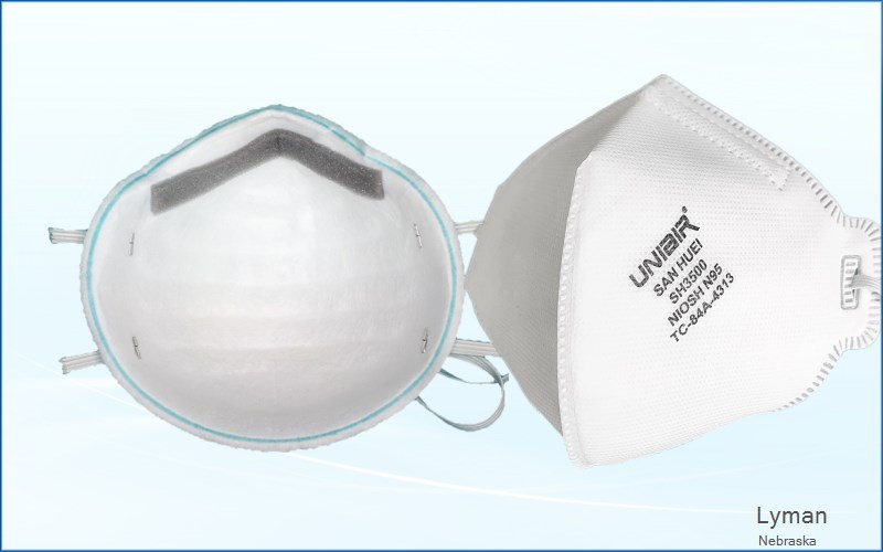 Lyman Scotts Bluff Nebraska NE N95 mask