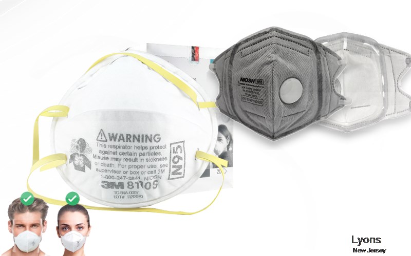 Lyons Somerset New Jersey NJ N95 mask