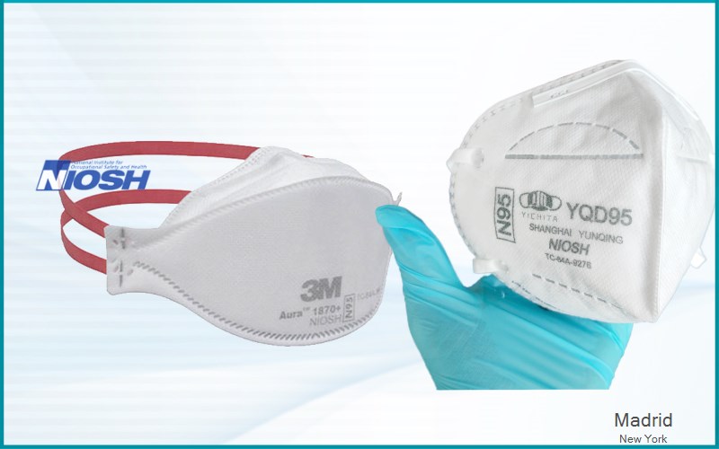 Madrid Saint Lawrence New York NY N95 mask