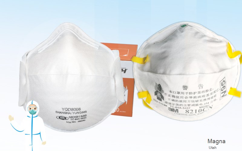 Magna Salt Lake Utah UT N95 mask