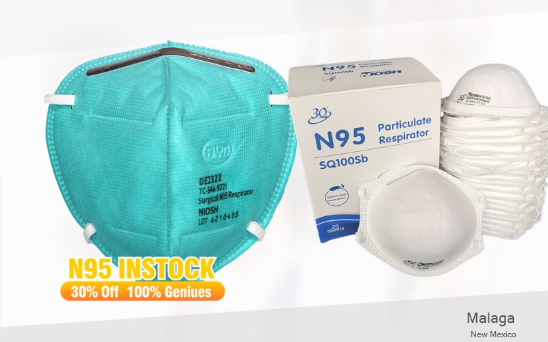 Malaga Eddy New Mexico NM N95 mask