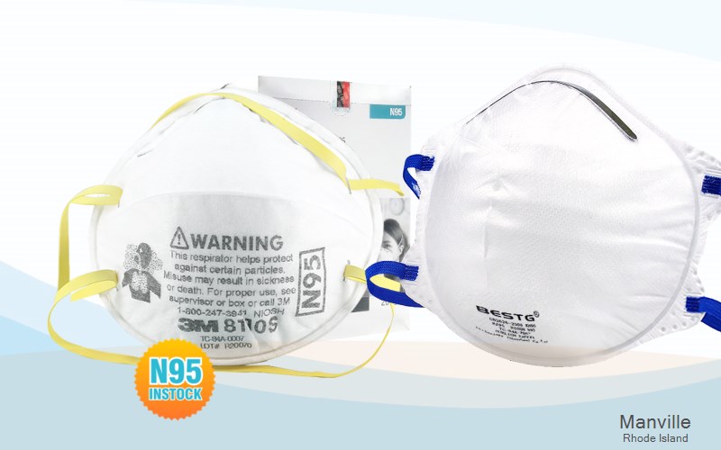 Manville Providence Rhode Island RI N95 mask