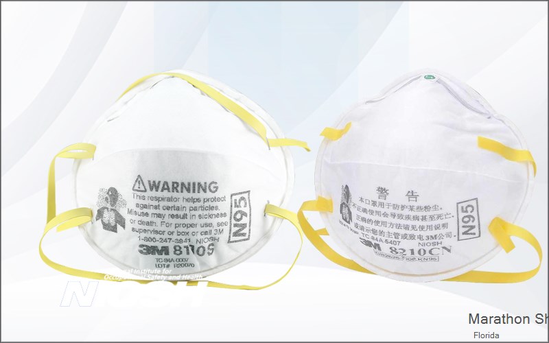 Marathon Shores Monroe Florida FL N95 mask