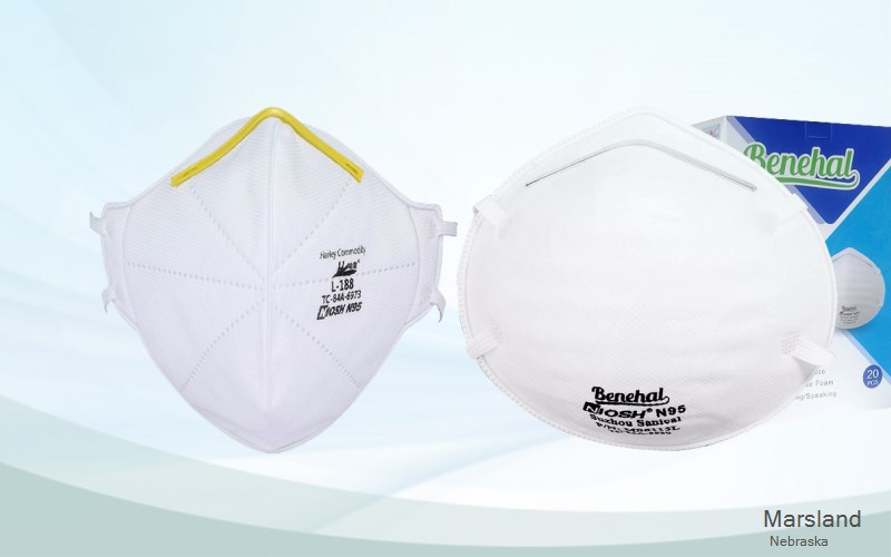 Marsland Dawes Nebraska NE N95 mask