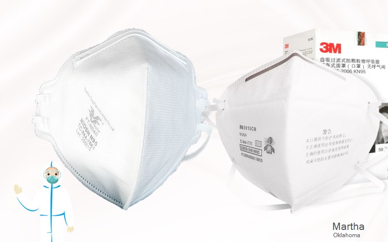Martha Jackson Oklahoma OK N95 mask