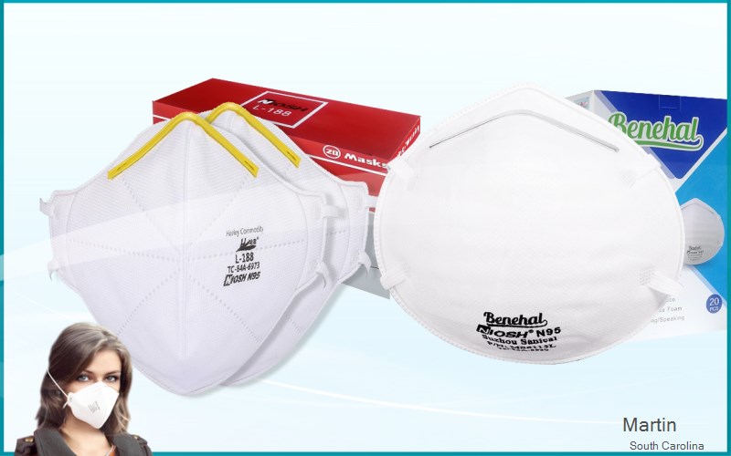 Martin Allendale South Carolina SC N95 mask