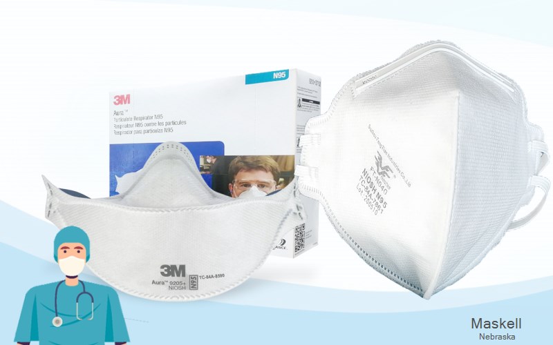 Maskell Dixon Nebraska NE N95 mask
