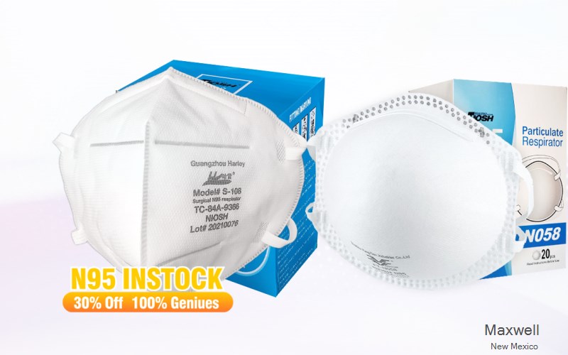 Maxwell Colfax New Mexico NM N95 mask