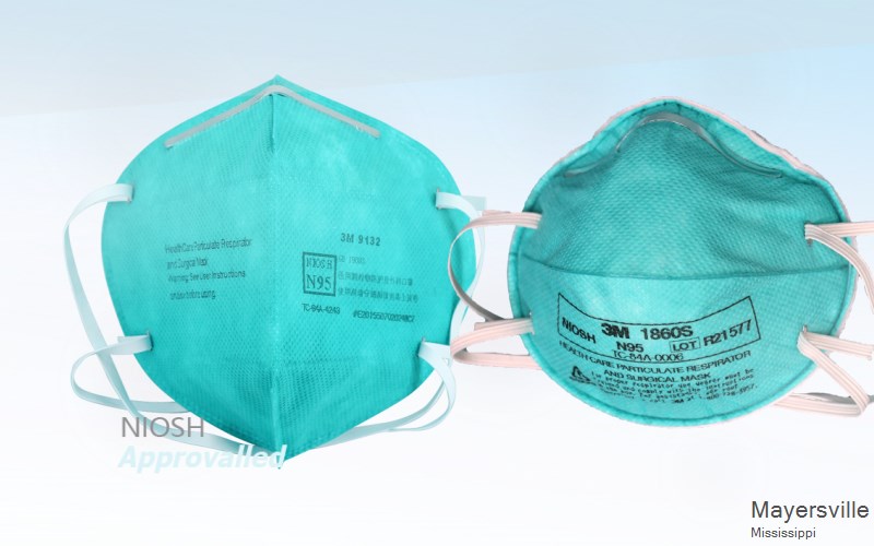Mayersville Issaquena Mississippi MS N95 mask