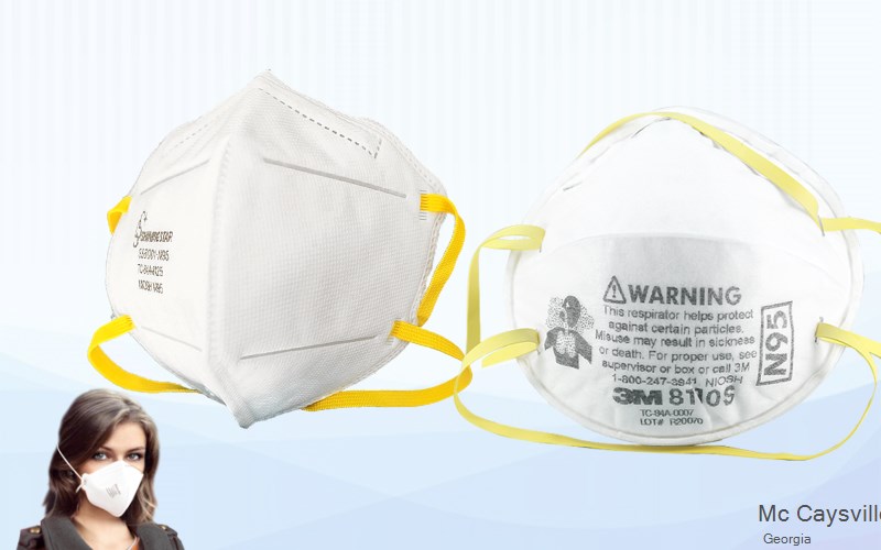 Mc Caysville Fannin Georgia GA N95 mask