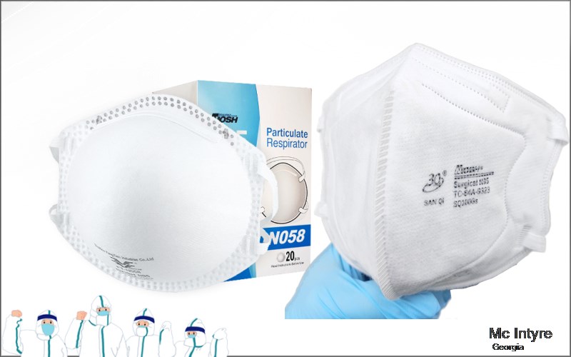 Mc Intyre Wilkinson Georgia GA N95 mask