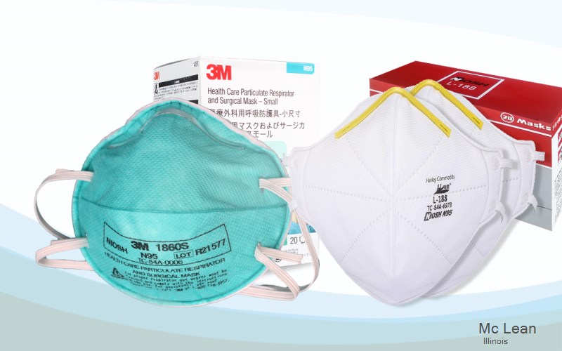 Mc Lean Mclean Illinois IL N95 mask