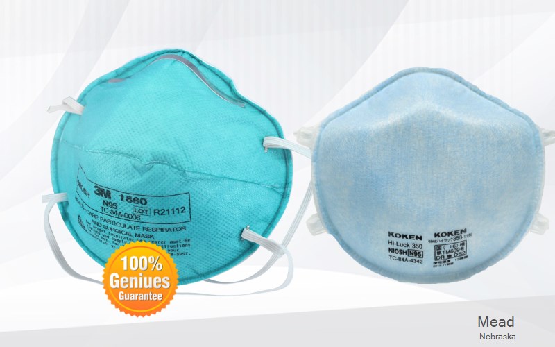Mead Saunders Nebraska NE N95 mask