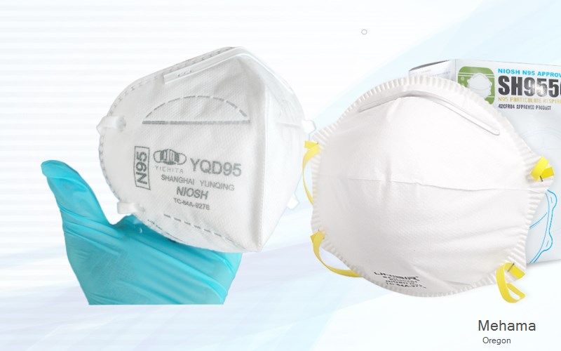 Mehama Marion Oregon OR N95 mask