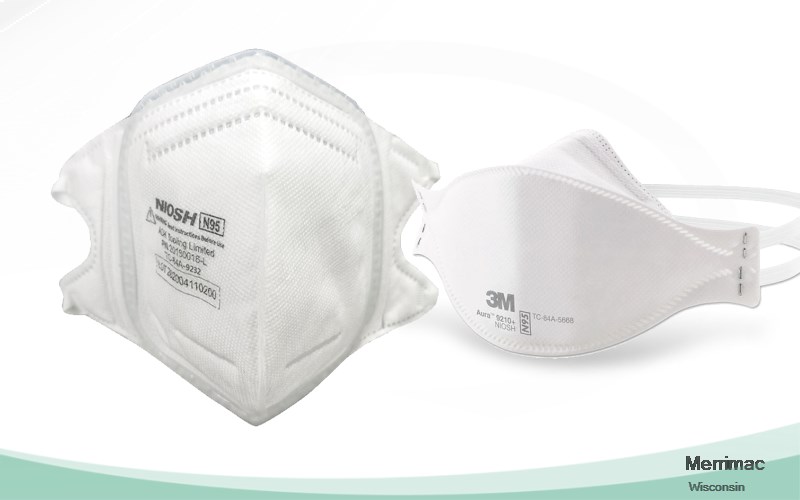 Merrimac Sauk Wisconsin WI N95 mask