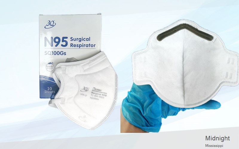 Midnight Humphreys Mississippi MS N95 mask