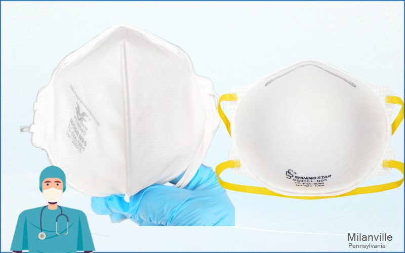 Milanville Wayne Pennsylvania PA N95 mask