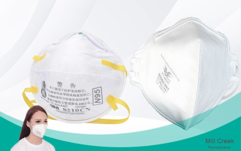 Mill Creek Huntingdon Pennsylvania PA N95 mask