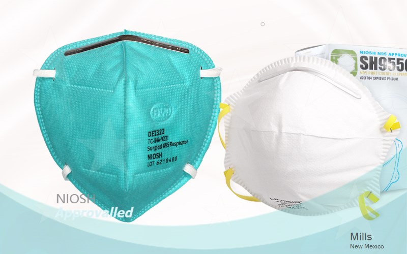 Mills Harding New Mexico NM N95 mask