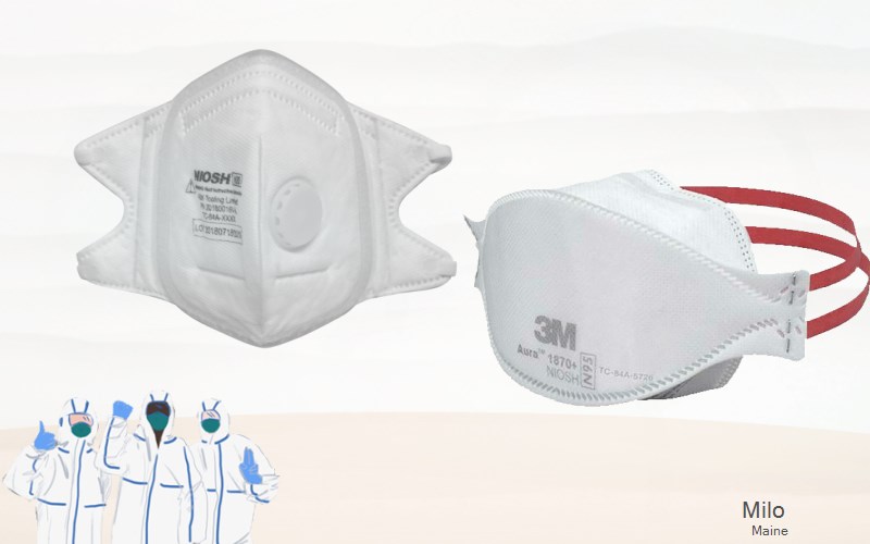 Milo Piscataquis Maine ME N95 mask