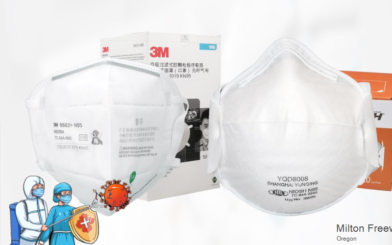 Milton Freewater Umatilla Oregon OR N95 mask