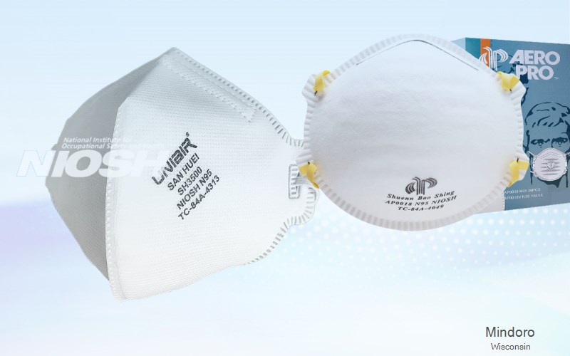 Mindoro La Crosse Wisconsin WI N95 mask