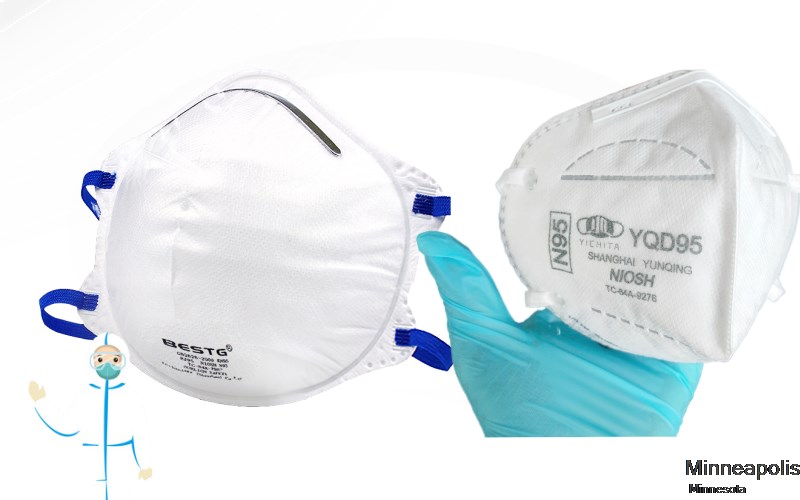 Minneapolis Carver Minnesota MN N95 mask