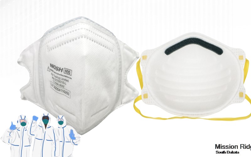 Mission Ridge Stanley South Dakota SD N95 mask