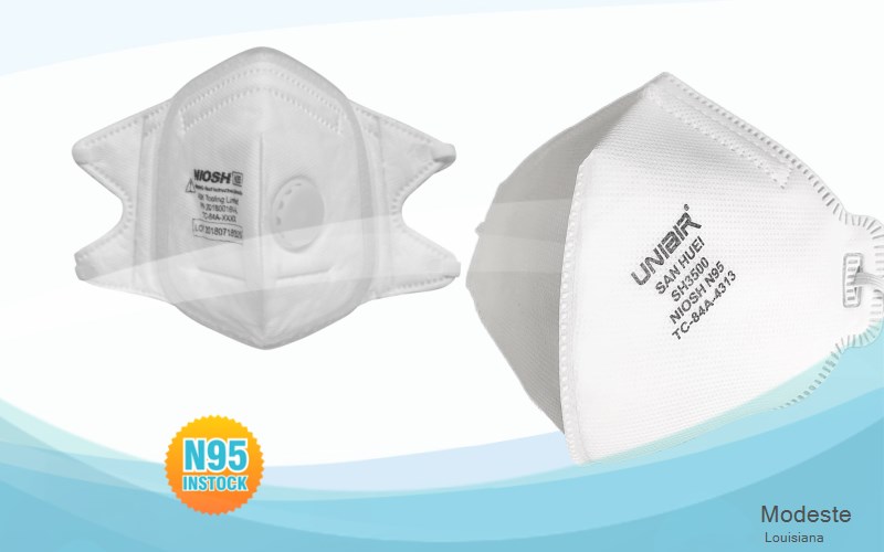 Modeste Ascension Louisiana LA N95 mask