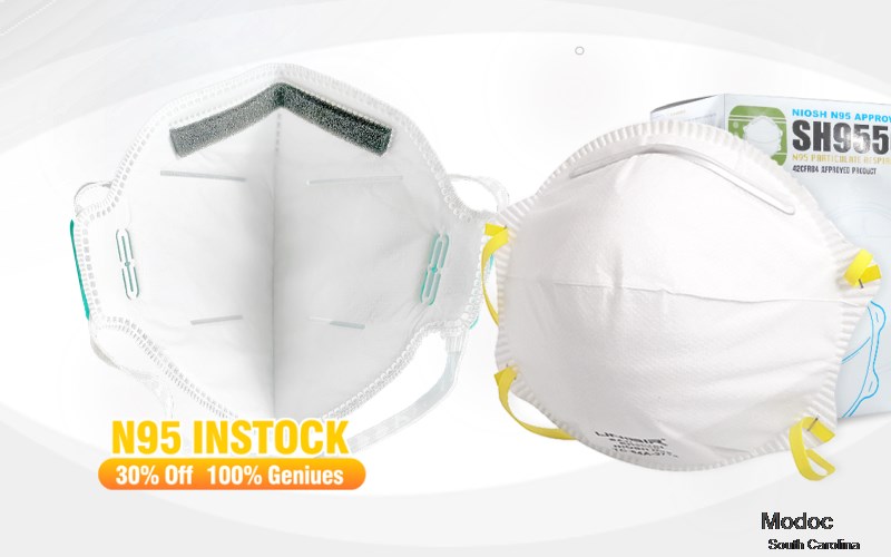 Modoc Mccormick South Carolina SC N95 mask