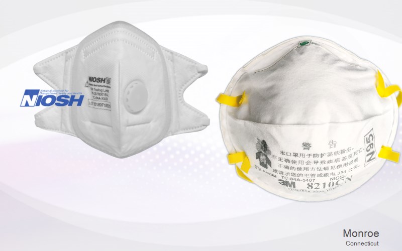 Monroe Fairfield Connecticut CT N95 mask