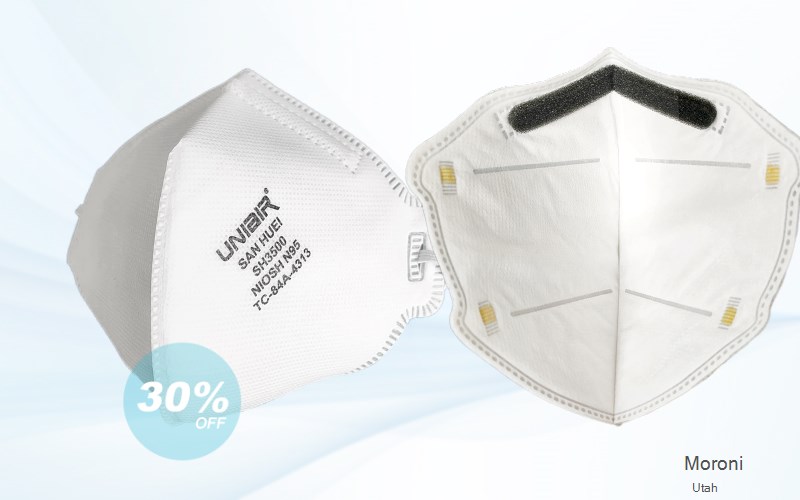 Moroni Sanpete Utah UT N95 mask